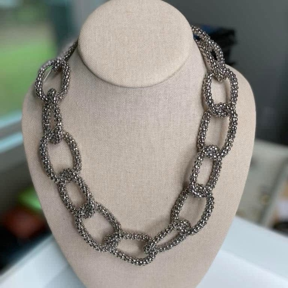 Park Lane Silver Bellagio Set- Elegant Silver Chain Necklace and Earring Set
